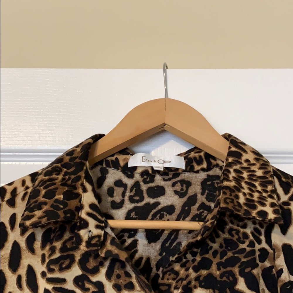 Cheetah pattern top